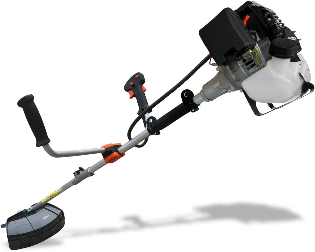 Desbrozadora de Gasolina FUXTEC MS125 - Motor 2 Tiempos 25,4 CC - Incluye Cuchilla y Carrete
