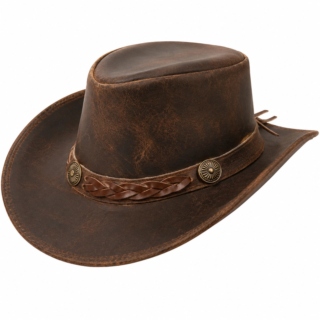 Sombrero Vaquero Marrón Oscuro Unisex