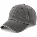 Gorra de béisbol unisex ajustable gris