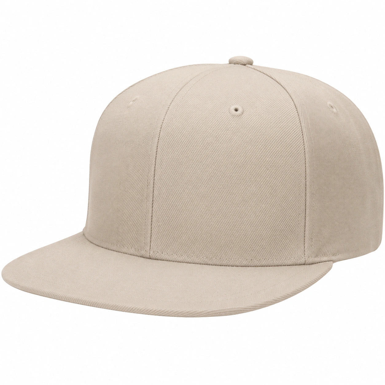 Gorra Unisex Beige con Visera Plana Ajustable