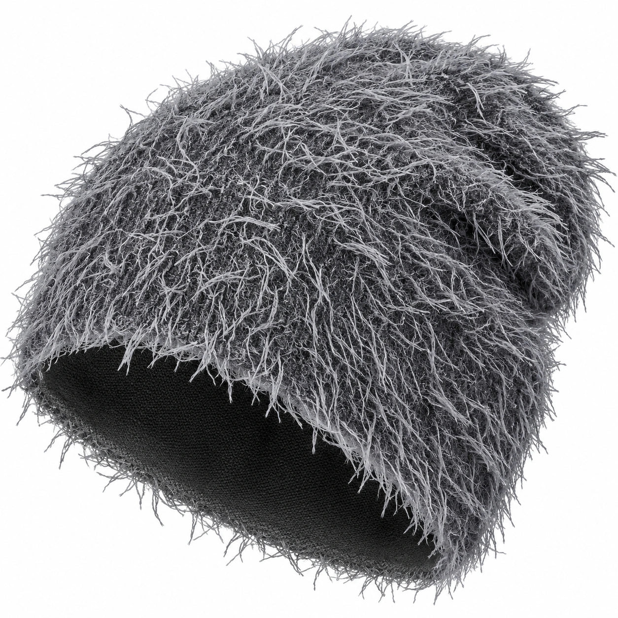 Gorro de Invierno Texturizado Gris para Clima Frío