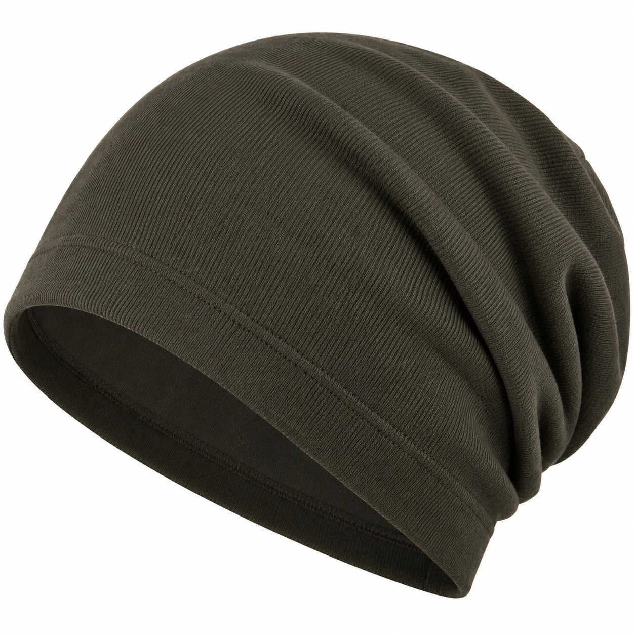 Gorro holgado unisex verde oliva