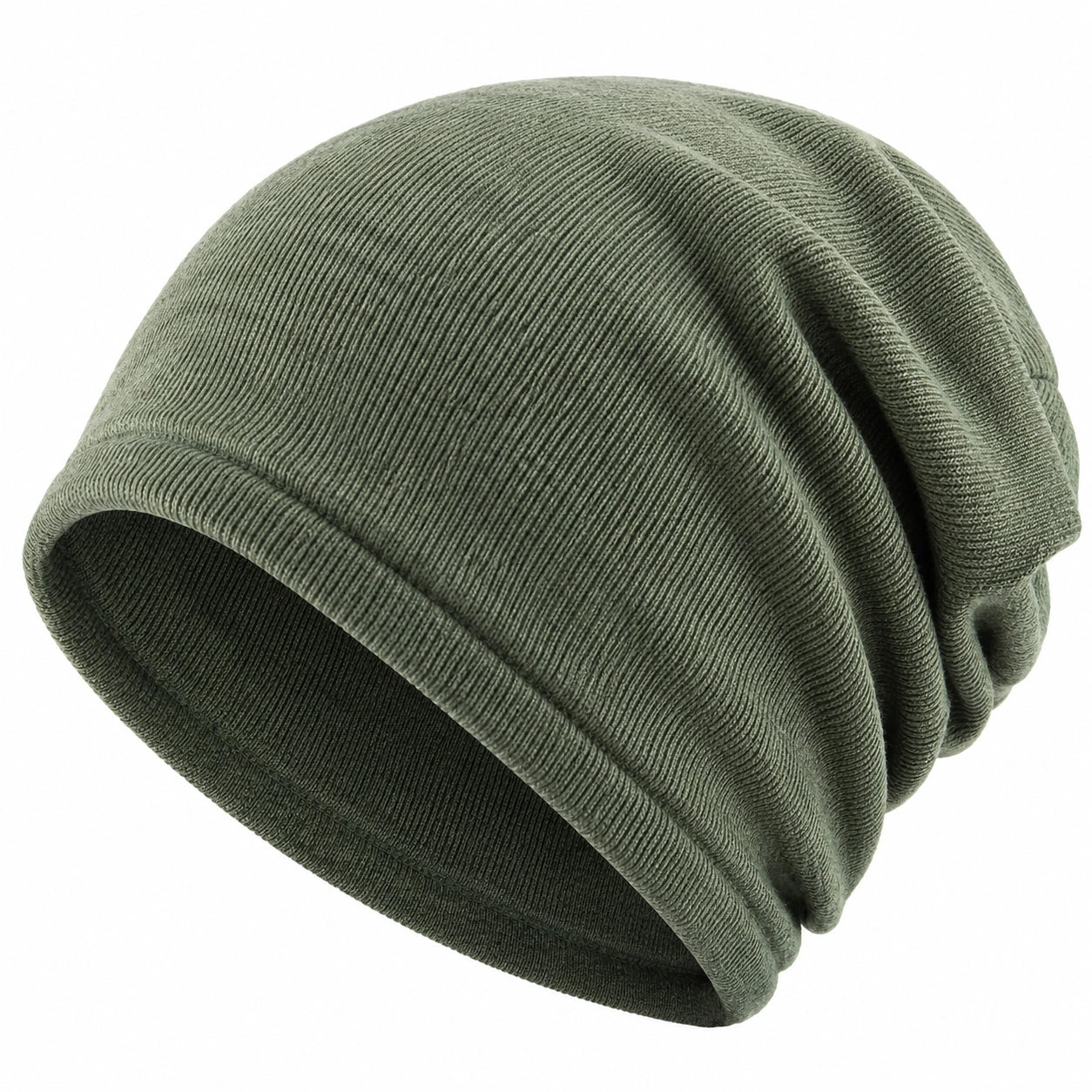 Gorro Slouch Unisex Verde Oliva