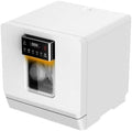 Lavavajillas portátil de encimera, 4 servicios, limpieza profunda 75°C, 4.6 L de agua, sin instalación, secado rápido