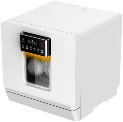 Lavavajillas portátil de encimera, 4 servicios, limpieza profunda 75°C, 4.6 L de agua, sin instalación, secado rápido