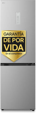 LG Frigorífico Combi 1.86m, DoorCooling+ 333L, Clase D, Acero Inoxidable