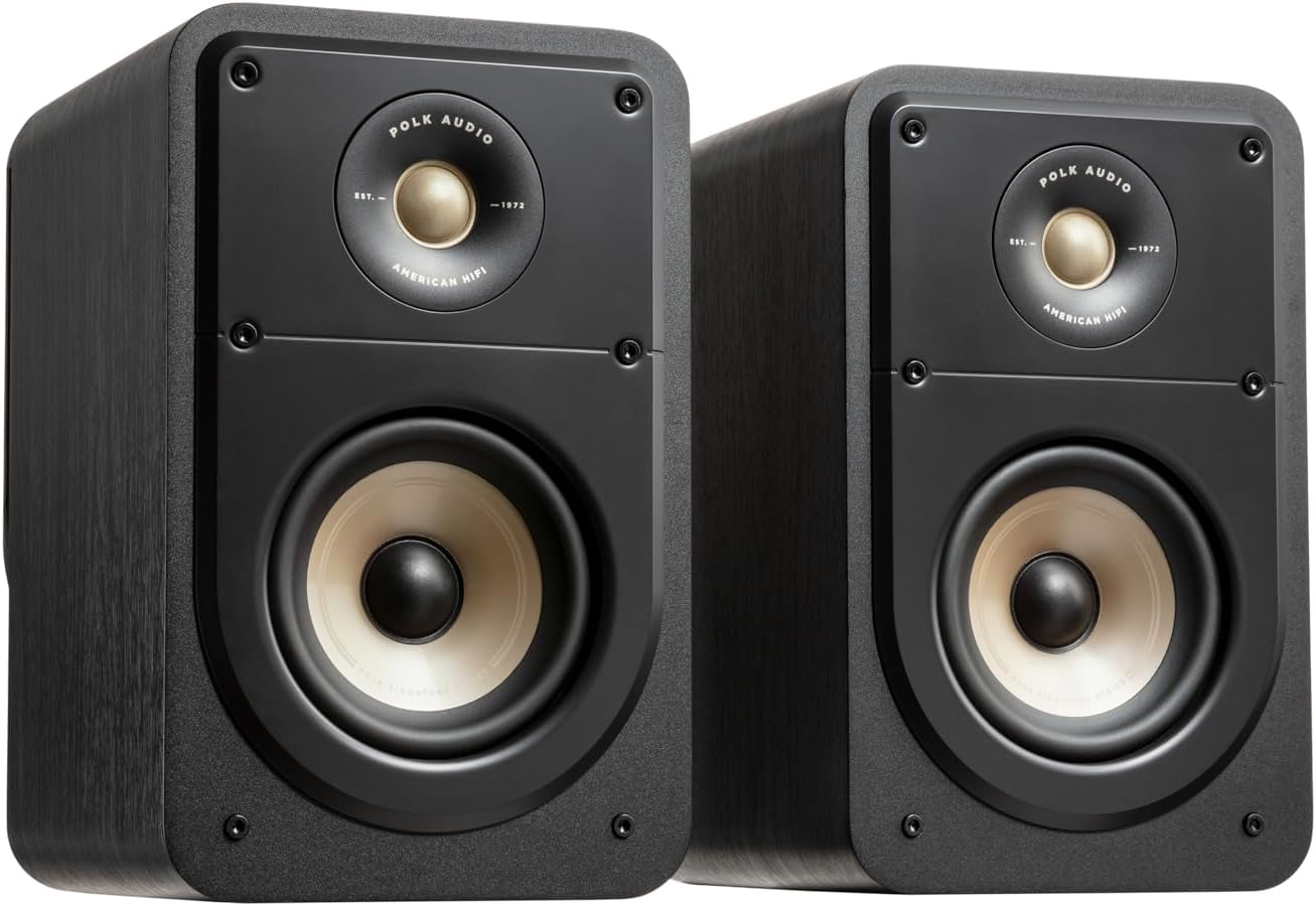 Polk Audio ES15 Altavoces Estantería Hi-Fi Cine en Casa Negro