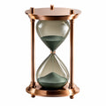 Reloj de Arena Decorativo Cobre con Arena Verde