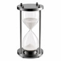 Reloj de Arena Decorativo 30 Minutos Plateado
