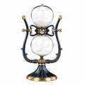 Reloj de Arena Decorativo Azul y Oro 60 Minutos