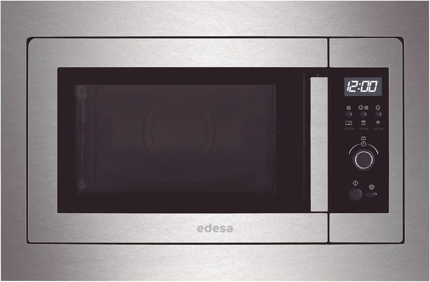 Microondas Integrable Edesa 20L con Grill, 700W, Acero Inoxidable
