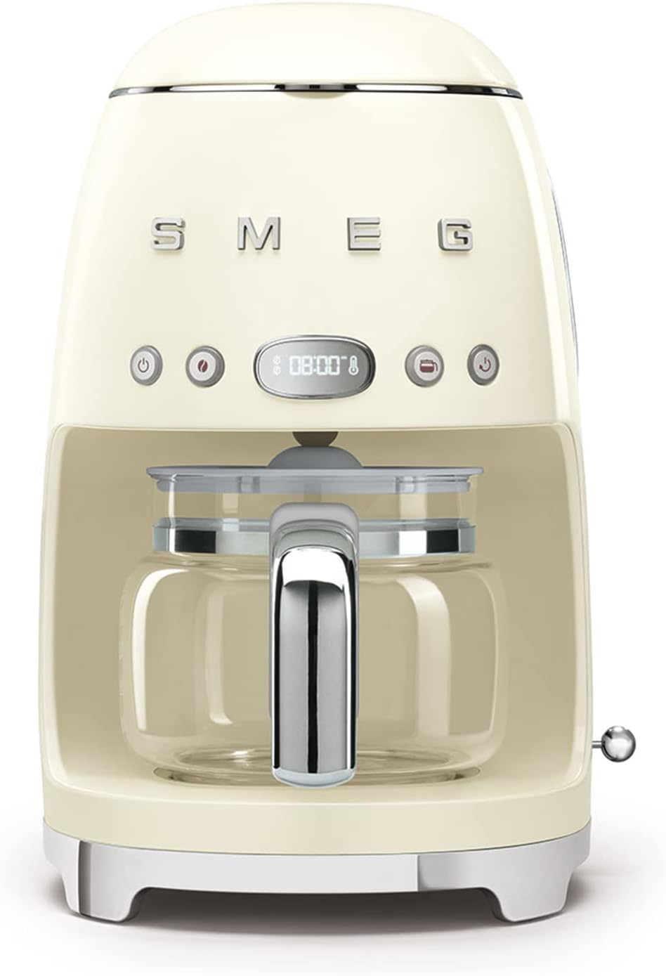 Cafetera de Goteo Smeg DCF-01CREU, Estilo Retro