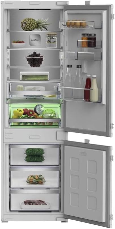 Beko B7BCNA295HS2 - Frigorífico Combi Empotrable No Frost, 290L, Clase D