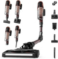 Rowenta X-Pert 6.80 Flex Aspiradora, 60 Minutos de Autonomía, Luces LED, 4 en 1, Ligera, Pantalla Inteligente, Animal Flex, Burdeos