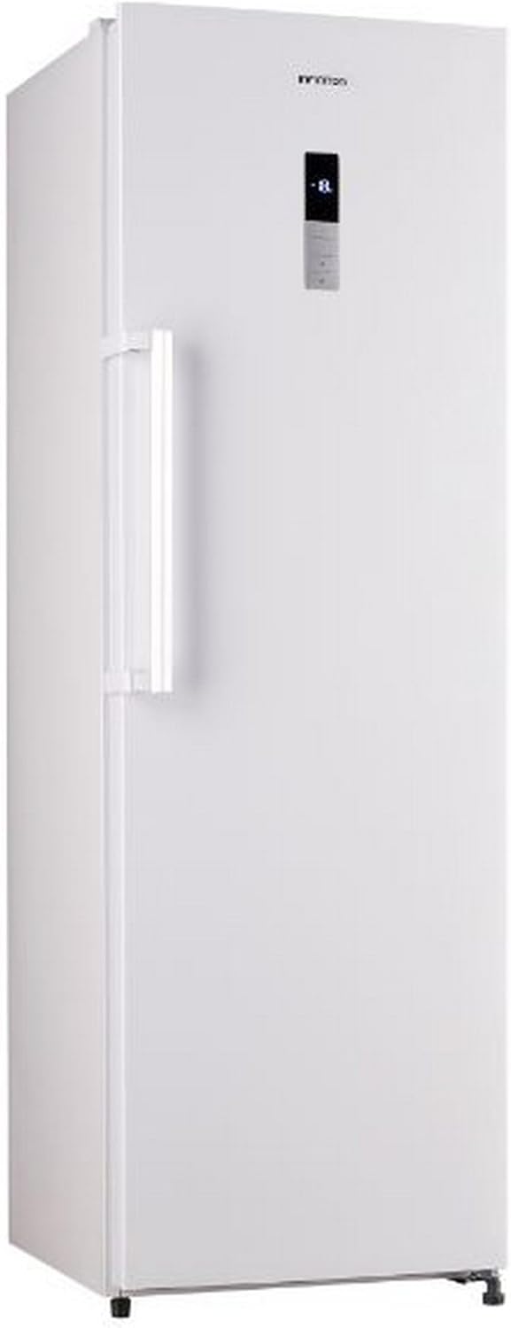 Congelador Vertical Infiniton CV-265L85, 282L, 185cm, Eficiencia Energética E, Tecnología No Frost, Congelación Rápida, Alarma de Puerta Abierta, Hielo Automático, Blanco