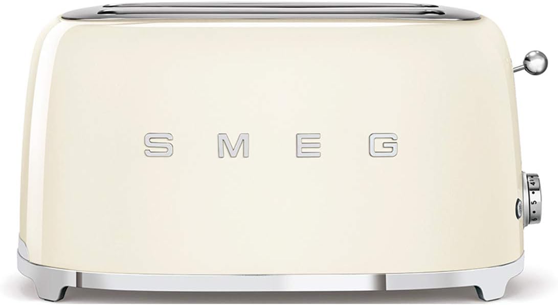 SMEG Tostadora 4 Rebanadas 50's Style Crema