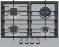 Placa de Gas Bosch Serie 6 con FlameSelect y Quemador WOK, 60 cm