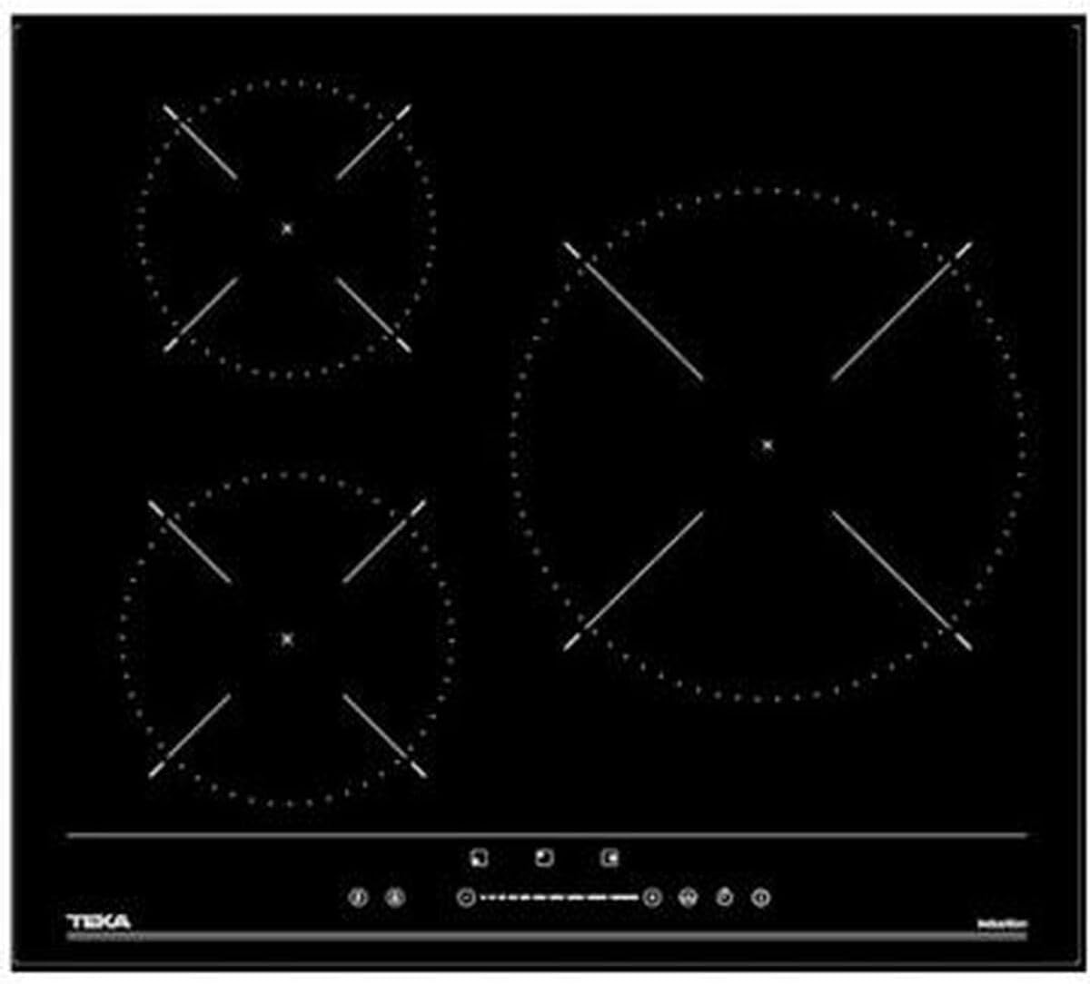 Teka Placa de Inducción 3 Zonas 60 cm, Control Táctil, Seguridad Automática
