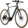 Bicicleta Eléctrica Urbana Cecotec Sprint Silver 28' - 70km Autonomía, 360Wh, Frenos de Disco Hidráulicos, Shimano 8 Velocidades, LCD Asistencia