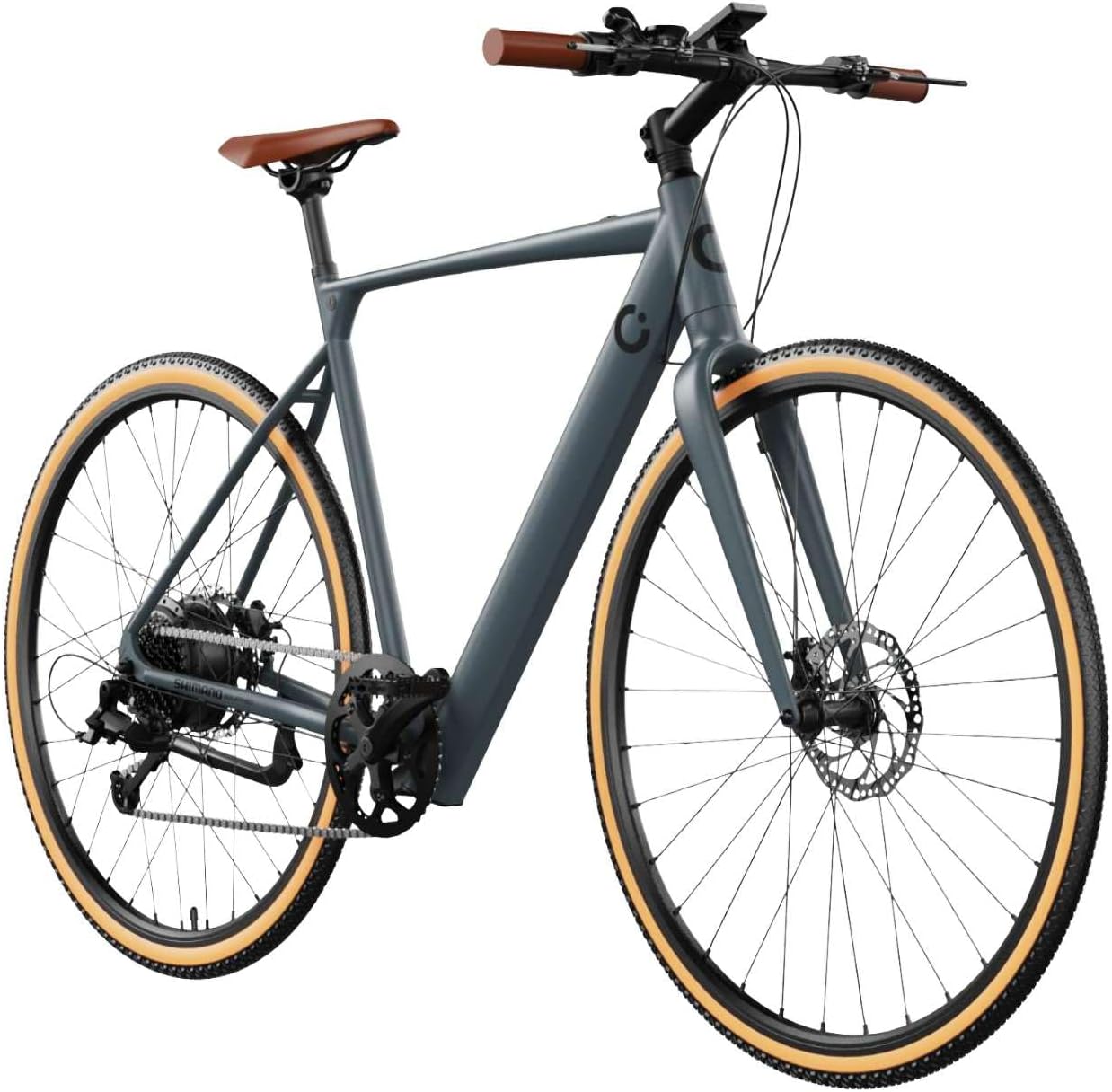 Bicicleta Eléctrica Urbana Cecotec Sprint Silver 28' - 70km Autonomía, 360Wh, Frenos de Disco Hidráulicos, Shimano 8 Velocidades, LCD Asistencia