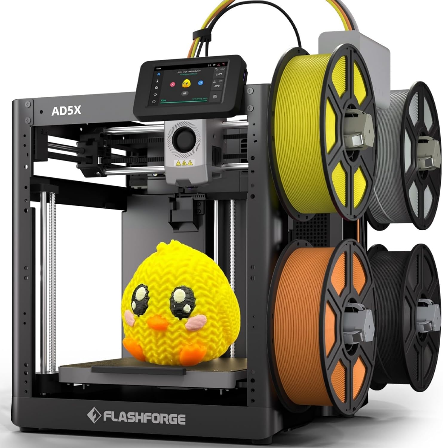 Impresora 3D Flashforge AD5X Multicolor, Alta Velocidad 600 mm/s, Nivelación Automática Un Clic, Soporte Multimaterial