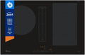 Placa de inducción 80 cm con extractor integrado, Balay, Flex inducción, 11 niveles, negro