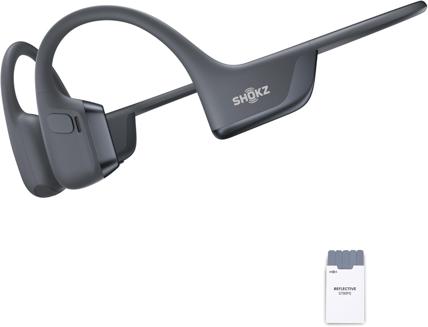 Auriculares Deportivos SHOKZ OpenRun Pro 2, Bluetooth 5.3, Conducción Ósea, Cancelación de Ruido, Resistencia al Agua IP55, 12h de Batería, Carga Rápida USB-C, Color Negro