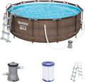 Piscina Estructural Rattan Steel Pro Max con Filtro 366x100 cm