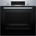 Bosch Horno Serie 4 Multifunción, 60 cm, Limpieza Asistida, 3D Hotair, Acero Inoxidable