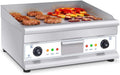 Plancha Eléctrica Profesional 60 cm 2 Zonas Calor 6400W