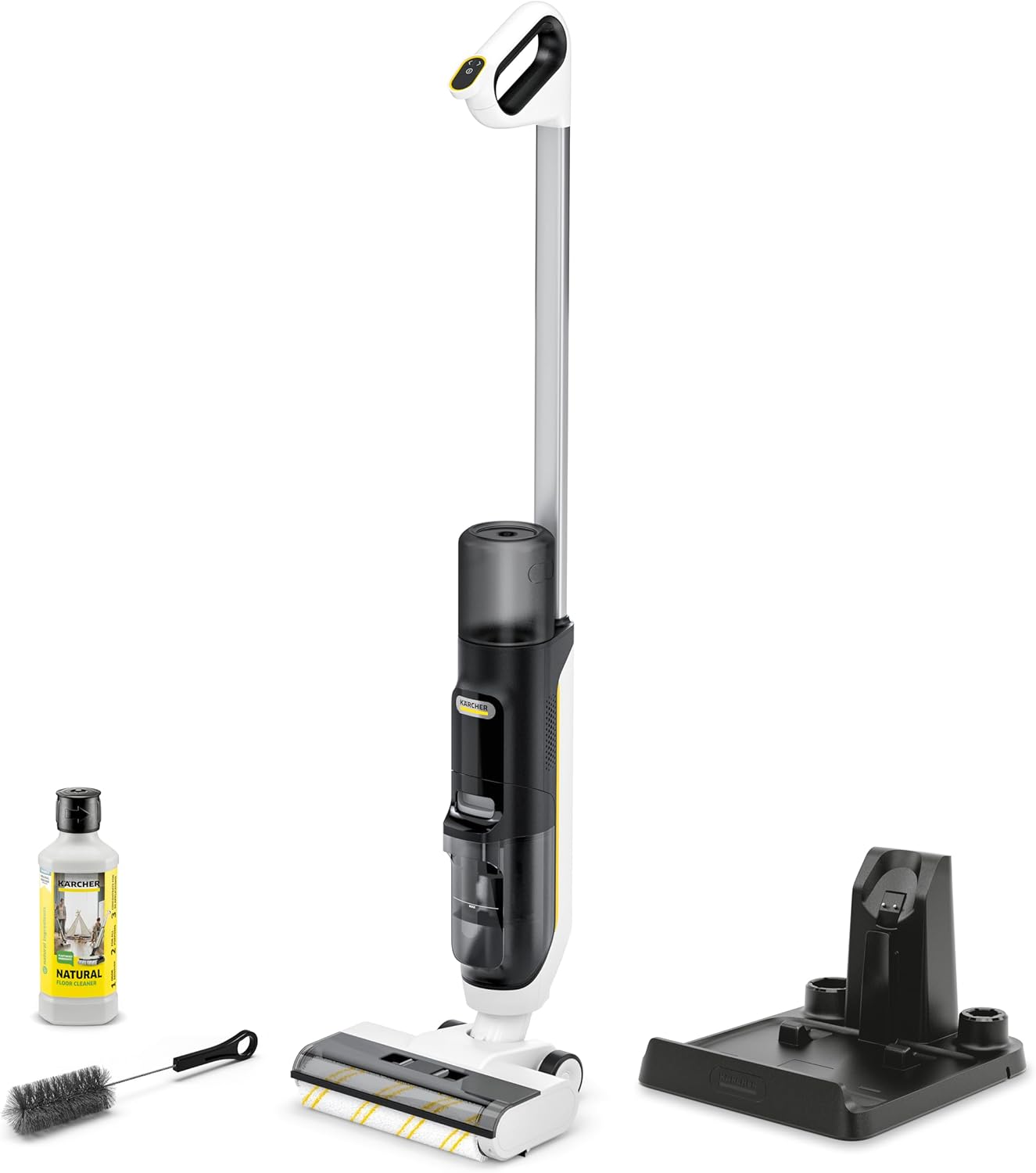Aspirador Inalámbrico Kärcher FCV 3 Natural N, 3 Modos, Autonomía 30 Min, Cubre 130 m²