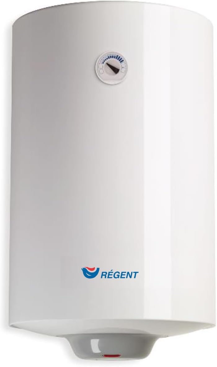 Calentador Eléctrico Vertical 80L Regent con Luz Piloto, Eficiencia C, Ideal para España
