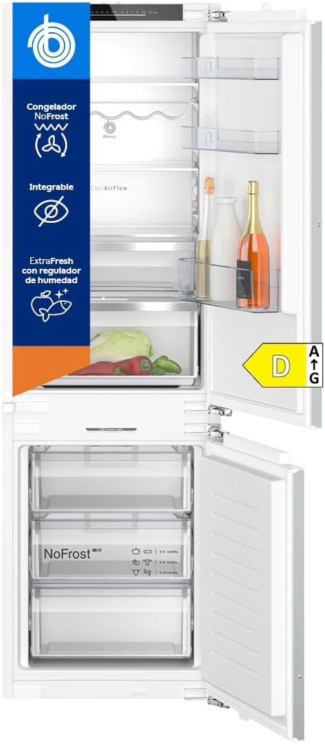 Frigorífico Combi Integrable Balay NoFrost con Tecnología ExtraFresh y ExtraCold