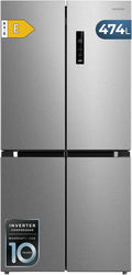 Frigorífico Cecotec Bolero CoolMarket 4D 474L Inox, No Frost, Clase E, Silencioso, LED